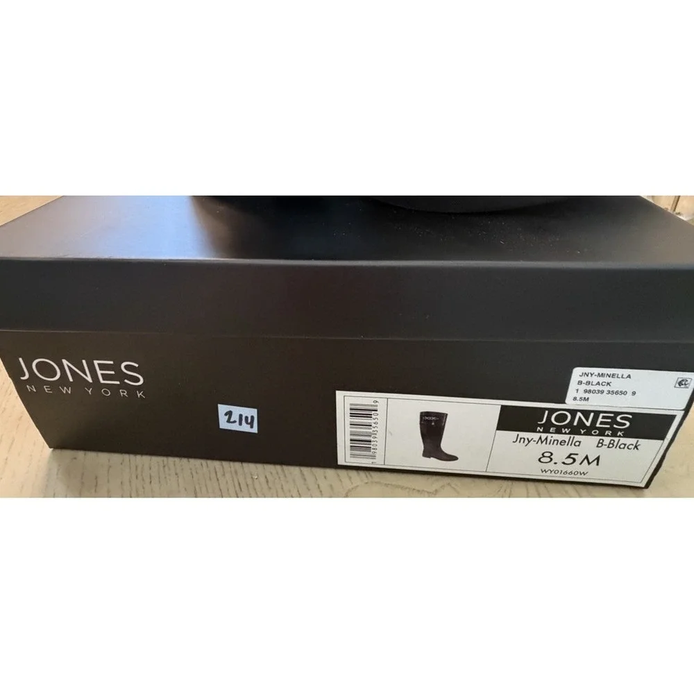 Leather Like Knee high riding boots jones new york Minnella boots, croc embossed